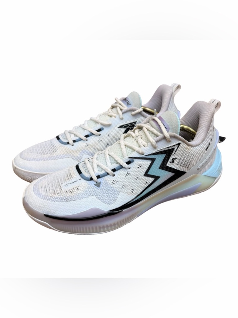361 Degrees Size 12 Big3 5.0 Quick Ice skate blade Basketball White Sneakers
